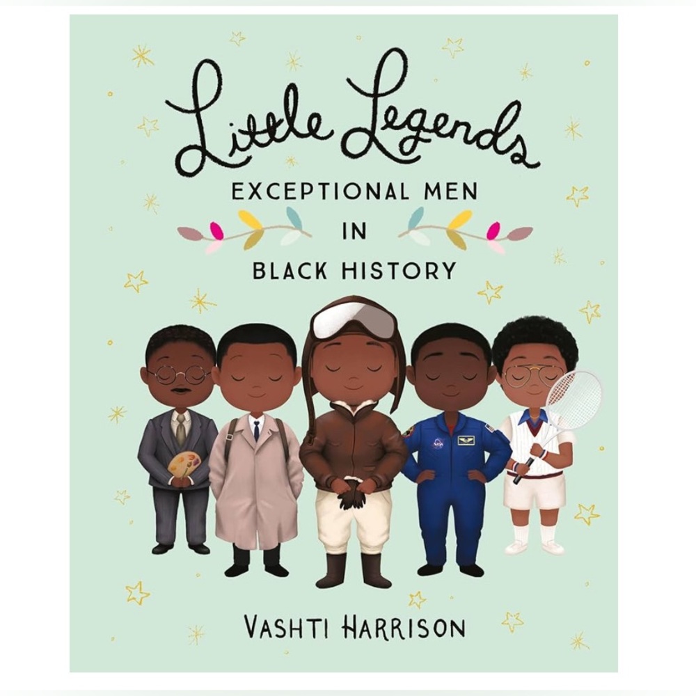 NWT Hardcover book Little Legends: Exceptional Men in Black History, V Harrison